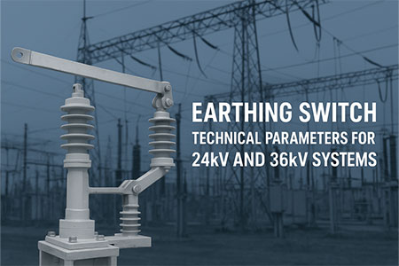 Earthing Switch Technical Parameters for 24kV and 36kV Systems