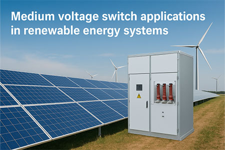 Medium voltage switch applications in renewable energy systems
