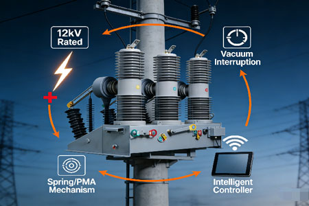 ZW32-12 Outdoor High Voltage Vacuum Circuit Breaker
