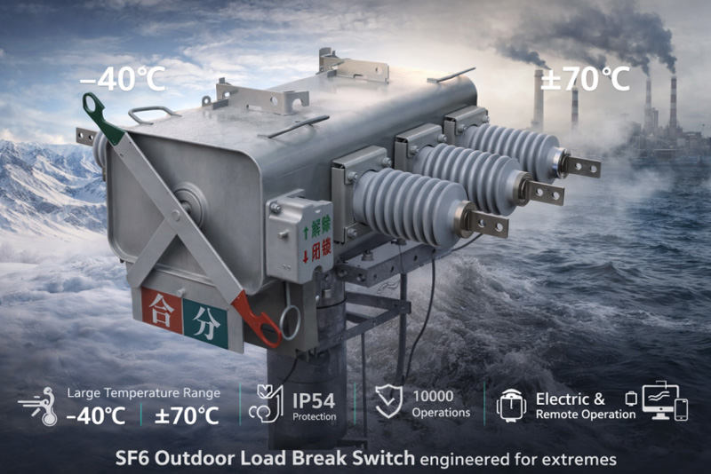 PGS-12/24/40.5/630-20 Outdoor SF6 Pole-Mounted Load Break Switch